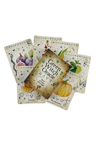 Choice TS183 Green Witch Oracle Cards Fortune-telling Tarot Divination Edition Creativity Board Game Deck