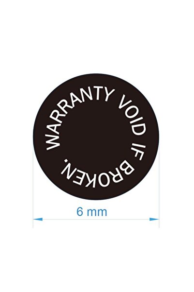 Choice 6 مم 360 قطعة 6/8/11/14 مم ضمان لاغي في حالة الكسر ملصق ثقب المسمار مق...