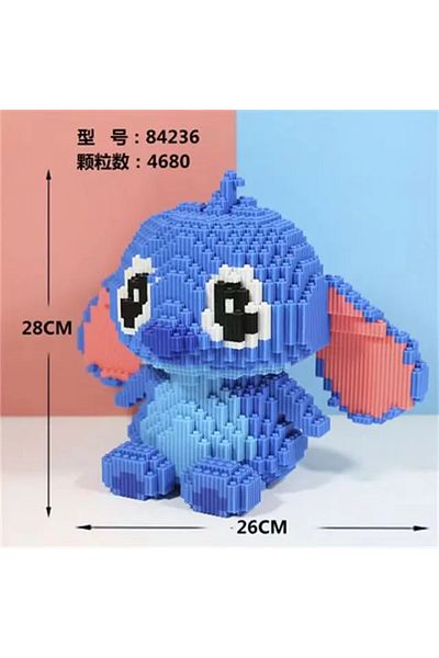 Choice No Box Herocross Disney Building Block Stitch Giant Stitzer Assembly Toy Children's Birthday Gift Pu