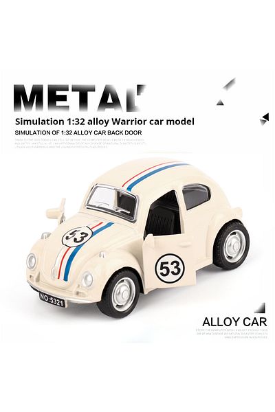 Choice White 1:36 Alloy Golf Ball Car Model Alloy Pull-back Car Toy New Decoration Children's Educational C