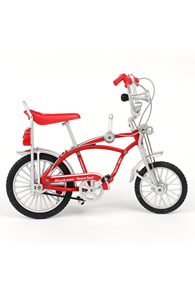 Choice دراجة هوائية صغيرة حمراء بمقياس 1:10 موديل جديد من سبائك معدنية مصبوبة...