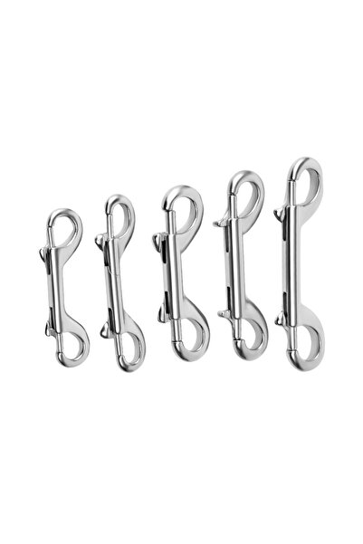 Choice خطافات تثبيت سريعة من الفولاذ المقاوم للصدأ 316 جديدة تمامًا مقاس 115 مم، مشابك تثبيت سريعة ذات طرفين للغوص،