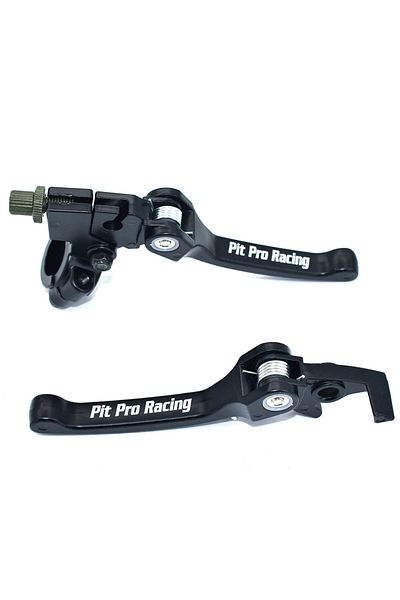 Choice أجزاء دراجات نارية من نوع PPR CRF KLX Pit Pro Xmotos BSE KAYO Pit Dirt Bikes باللون الأسود، معظمها عبارة عن قابض قابل للطي من سبائك الألومنيوم