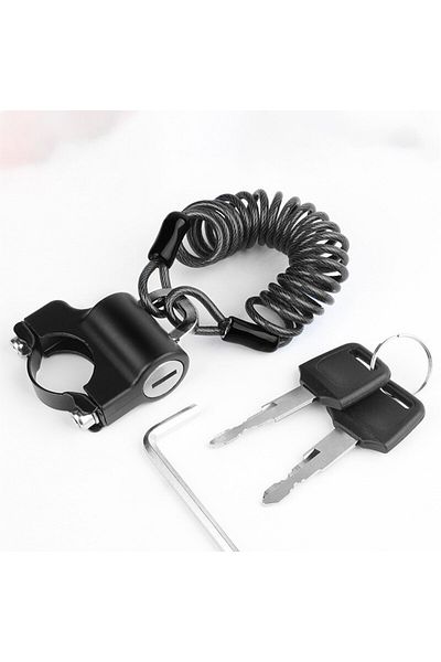 Choice Black Bicycle Lock Mountain Bike Lock Anti-theft Portable Alloy Security Steel Chain Motorcycle Helm