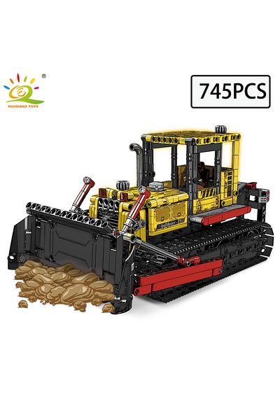 Choice No.05 No Box Huiqibao Moc Engineering Truck Model Building Block Excavator Crane Car City Constructi