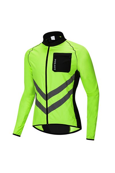 WOSAWE XL BL218-G WOSAWE Windproof Cycling Jacket MTB Bike Jersey Outdoor Sport Cycling Windbreaker Rainpro