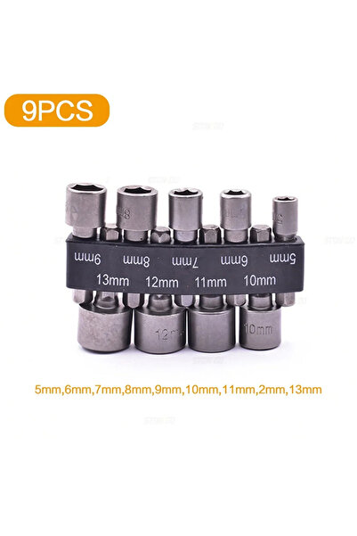 Choice1 مجموعة مفكات صواميل سداسية من ستونجو (9 قطع/14 قطعة) - مفتاح ربط متري...