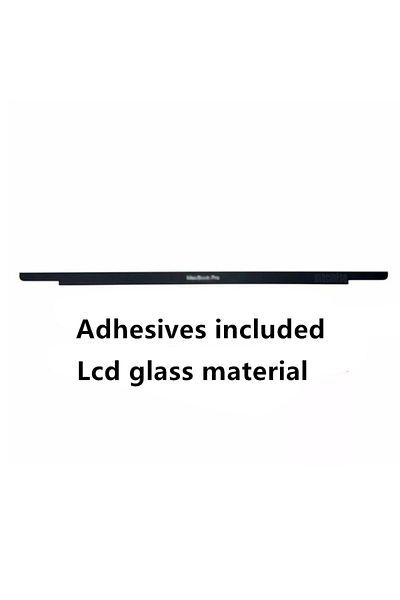 Choice غطاء شاشة LCD رمادية اللون مقاس 13 بوصة مع إطار زجاجي وشعار وغطاء شاشة أمامي لجهاز MacBook Pro Air A1932 A217