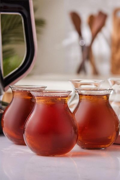 STOREMAX Ntwork Refika's Tatlıcan 6-Piece Tea Glass Set, Transparent Art 1087243