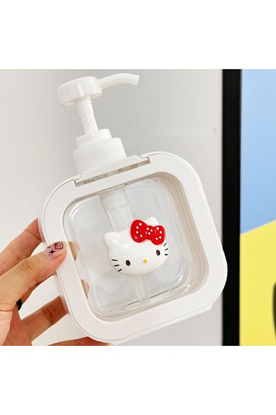 Choice Hello Kitty Soap Dispenser 500ML Cartoon Kitchen Bathroom Hand Soap Dish Soap Bottle Shampoo Show...