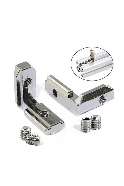 Choice 40 EU 10PCS T Slot L-Shape Aluminum Profile Interior Corner Connector Joint Bracket for 2020 3030 40