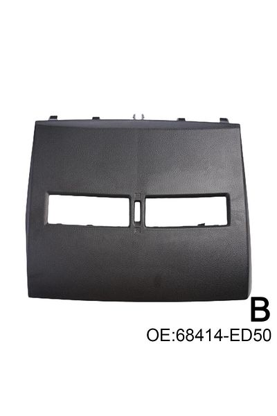 Choice B For Nissan Tiida 2005-2011 Car Finisher-instrument Panel Cover Vents Conditioner Middle Cover Out.