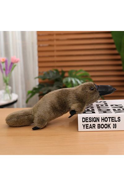 Choice 35cm black platypus Simulation Platypus Plush Toys Creative Cartoon Animal Stuffed Dolls Funny Home