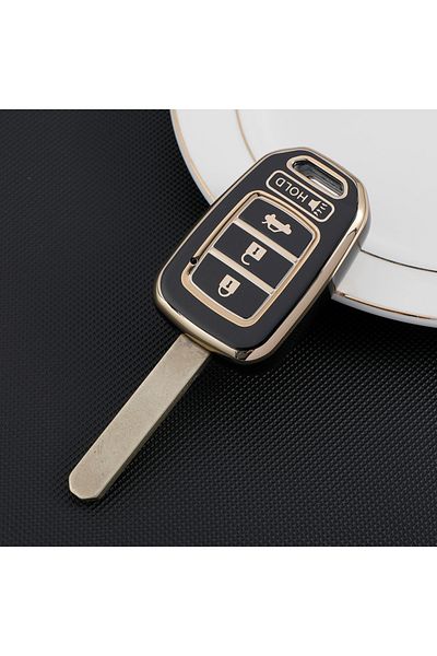 Choice Black Key Case For Honda Accord Civic Crv Jazz Hr-v Hrv 2013 2014 2015 2016 Car Key Fob Cover Case S