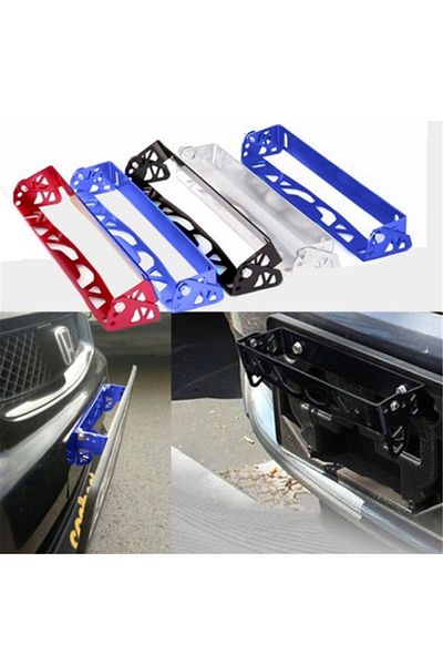 Choice Universal Aluminum Car Adjustable Rotating Car License Plate Frame Holder Solid License Plates Fr...