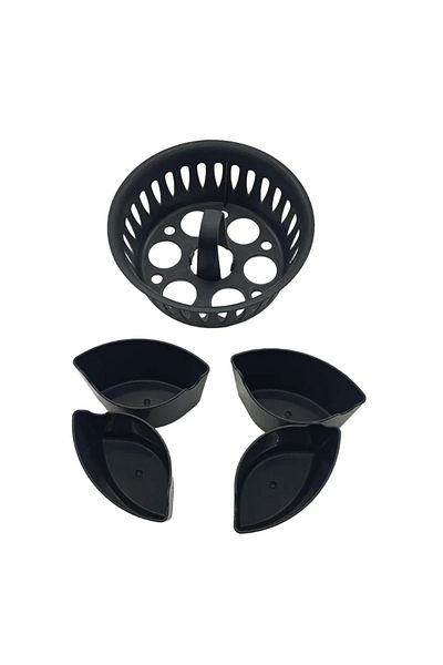 Choice Black High Quality Creative 2-in-1 Egg Cooker Kitchen Tool Accessories Kitchen Small Tools Suitable