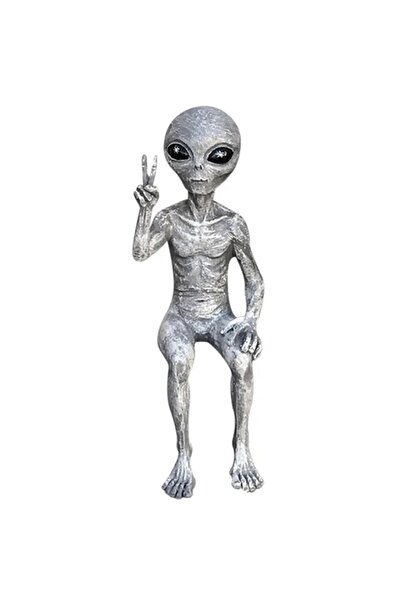 Choice A New Outer Space Alien Statue Martians Garden Figurine Set Yard & Gar...