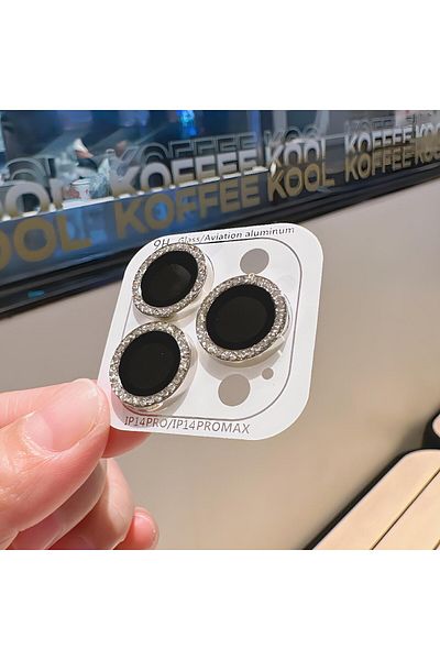 Choice Tempered Glass For Iphone11 Silver Luxury Pretty Shine Diamond Camera Lens Protector Case For Iphone