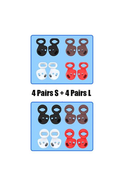 Choice 8 Pairs 8 Pairs Soft Silicone Earbuds Cover Eartips Ear Cap Earplugs Earhook For Samsung Galaxy Buds