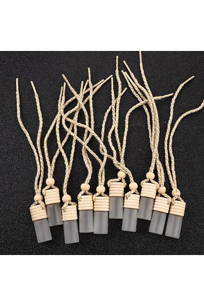 Choice Transparent 10pcs/lot 5ml Car Perfume Bottle For Essential Oils Air Freshener Auto Ornament Car-styl