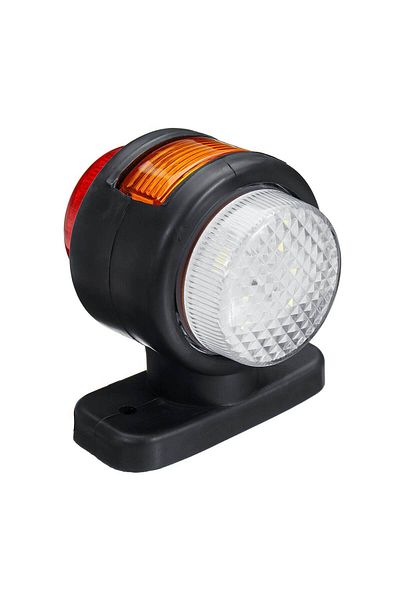 Choice 1pc 1/2x 12v 24v Car Truck 11led Side Marker Light Clearance Turn Signal Indicator Lamps Rear Brake