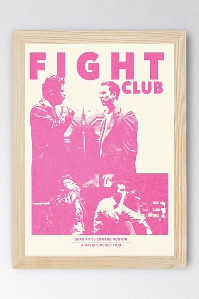 Saturn Pictură înrămată Fight Club - Pictură poster film Fight Club
