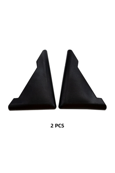 Choice غطاء زاوية باب السيارة من السيليكون باللون الأسود مكون من قطعتين، واقي...