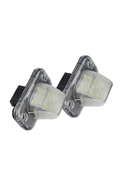 Choice ضوء لوحة ترخيص LED أبيض 6000K ANGRONG CANBUS أبيض لسيارة VW Transporter T4 Multivan Carav