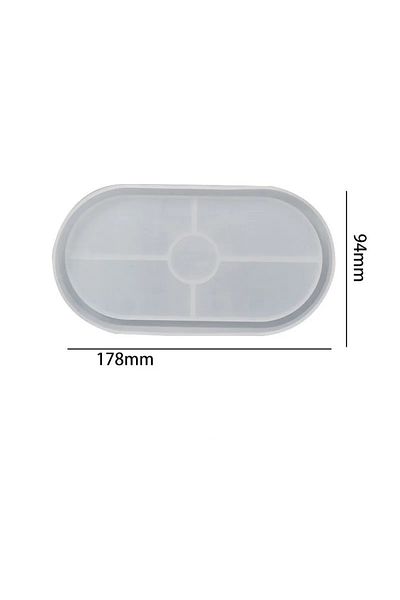 Choice Oval Mold Oval Silicone Resin Mold - User-Friendly, Durable DIY Craft Tool for Jewelry & Home Décor,