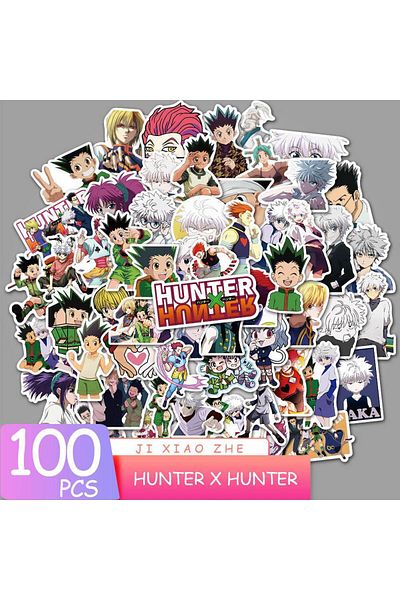 Choice 100pcs 100pcs Hunter×hunter Graffiti Stickers Cross Border Cartoon Japanese Anime Decorative Suitcas