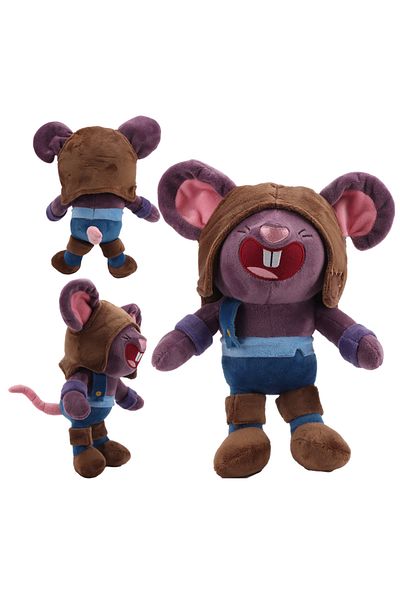 Choice 30cm Orchid 30cm Kawaii Cartoon Mouse Plush Toy Anime Game Peripherals Blind Mouse Cute Exquisite Do