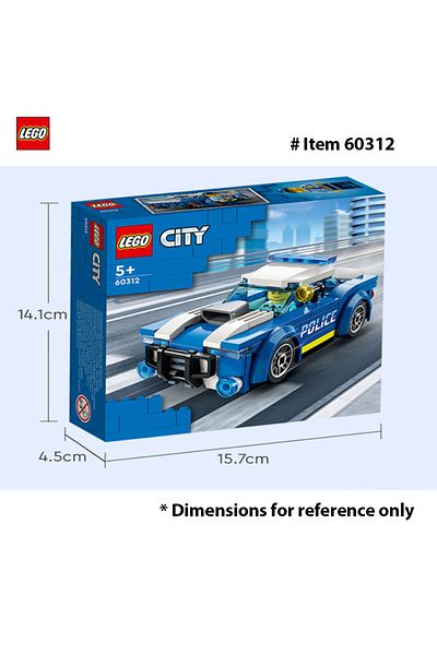 Choice 60312 Lego 60312 City Police Car Toy For Kids 5 Plus Years Old With Officer Minifigure, Small Gift