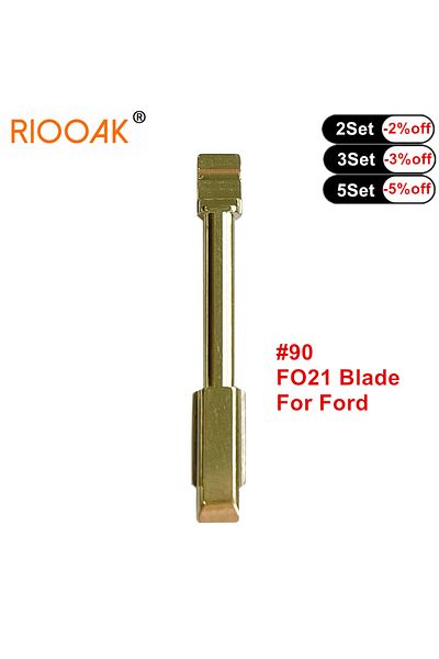 Choice No.90 10pcs Fo38 Hu101 Fo21 Key Blade #19 #38 #90 Car Remote Kd Key Blade For Ford Fusion Focus Mond