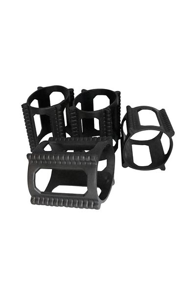 BLACKON Black 4pcs/set Skateboard Wheel Cover For Beginners Dolphin Jumping Artifact Retainer Wheel Lock Tra