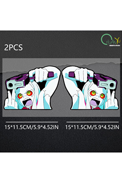 Choice ملصق سيارة B026A3 Cyberpunk Edge Walker Rebecca مخصص وممتع ومبتكر للدر...