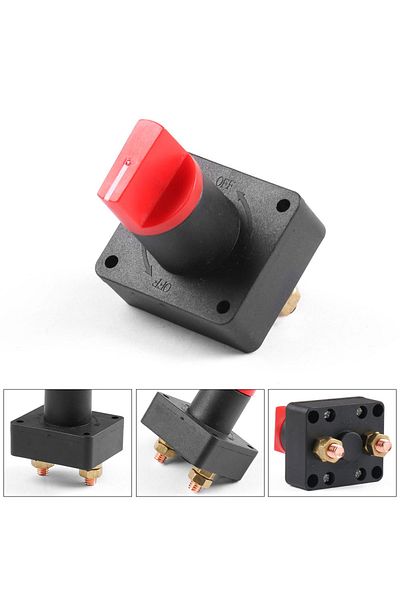 Choice Mini Portable Waterproof Auto Car Truck Boat Camper 12V 100A Battery Isolator Disconnect Cut Off ...