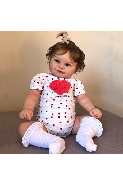 Choice دمى ماددي المصنوعة من السيليكون بالكامل، بطول 50 سم، بشعر متجذر، مقاس ...