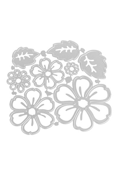 Choice Dc-2041 Butterfly Puppy Dog Bouquet Of Flowers Cloud Birds Metal Cutting Dies For Diy Scrapbooking A