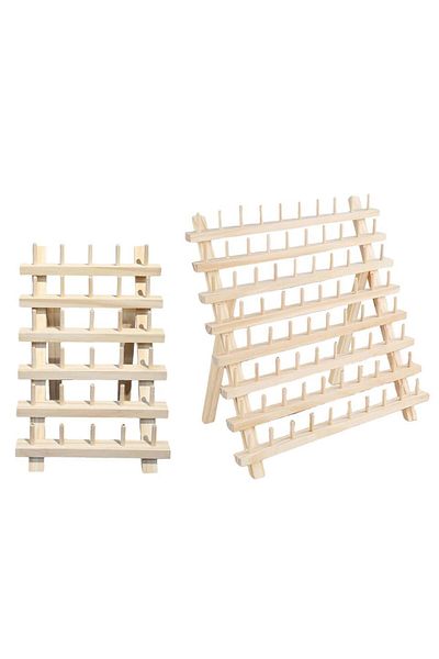 Choice 80 Spool Sewing Thread Rack Lightweight Spools Roll Sewing Needlework Tools Storage Holder Wooden Th
