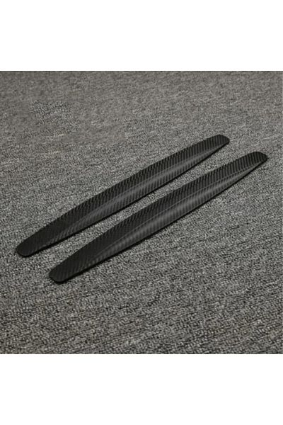 Choice 2Pcs Car Bumper Protector Strip Anti-collision Protection Strips Sticker Guard Corner Protector S...
