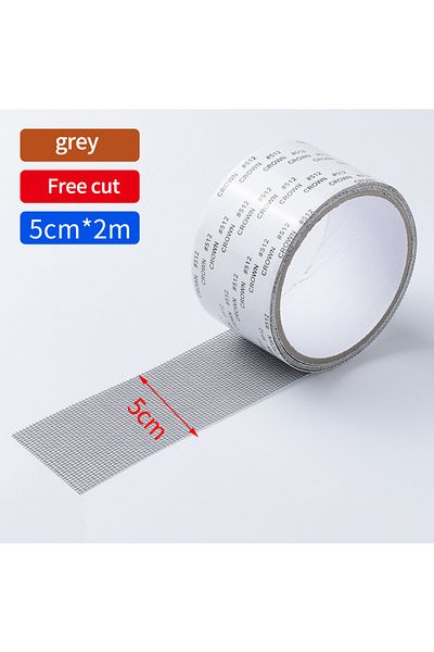 Choice 1pcs Grey 5cmx2meter Fix Net Window Home Adhesive Anti Mosquito Fly Bug Insect Repair Screen Wall Pa
