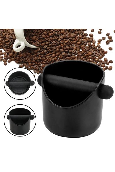 Choice Shock-Absorbent Coffee Knock Box Anti-slip Espresso Dump Bin For Coffee Grounds with Removable Kn...