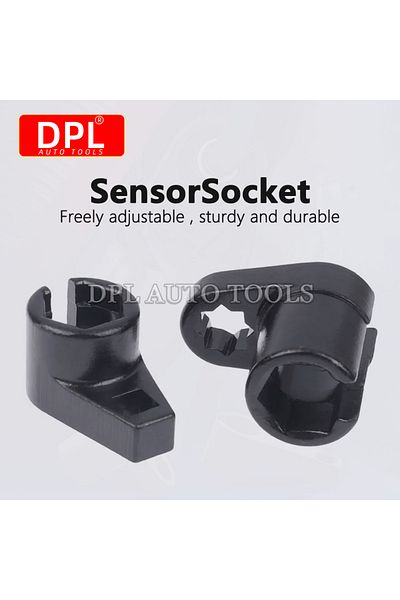 Choice 3/8" 22MM Lambda Offset Oxygen Sensor Socket Wrench o2 Tool Kit Set Adapter Engine Wrench