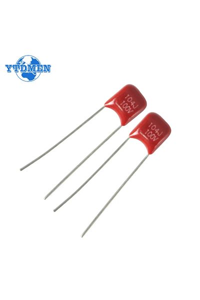 YTDMEN 104j-100nf 20pcs 100v Cbb Polypropylene Film Capacitor 104 223 103 393 473 333 154 224 334 474 10nf