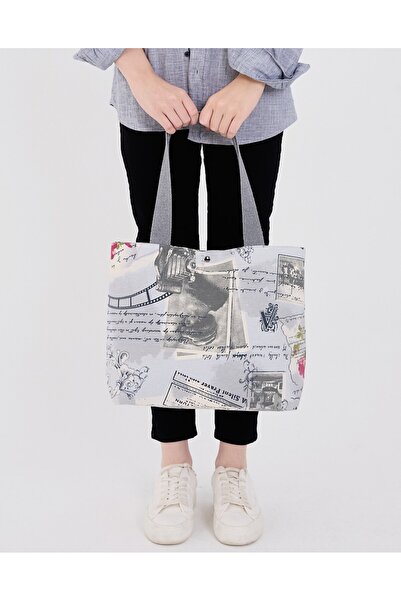 Pure Touch |   Women's Bag |   Canvas |   Large Size |   Lined |   Snap Faste...