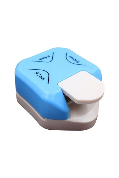 Choice Blue Corner Rounder Punch 3 In1 R4/r7/r10mm Round Corner Trimmer Cutter For Card Craft Scrapbook Wra
