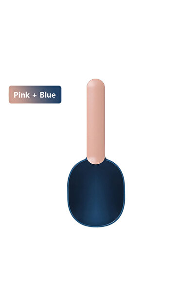 Choice ملعقة طعام للكلاب متعددة الوظائف باللون الوردي والأزرق مقاس 20 × 8 سم ...