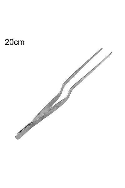 Choice 20cm Seafood Tools Kitchen Tweezers Tongs Multiple Types Professional Chef Plating Stainless Steel C
