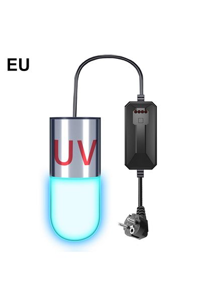 Choice Eu Plug Mini Aquarium Ultraviolet Lamp Fish Tank Uv Clean Light Removing Microorganisms Stabilize Wa