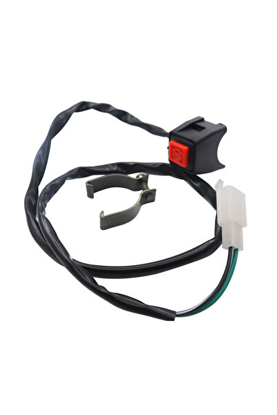 Choice Square red 22mm Durable ATV Motorcycle Dual Sport Quad Start Horn Kill...